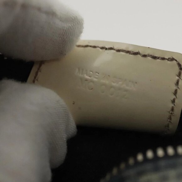 Christian Dior Trotter Canvas Pouch PVC Navy Silver Auth bs28793 - Picture 13 of 16